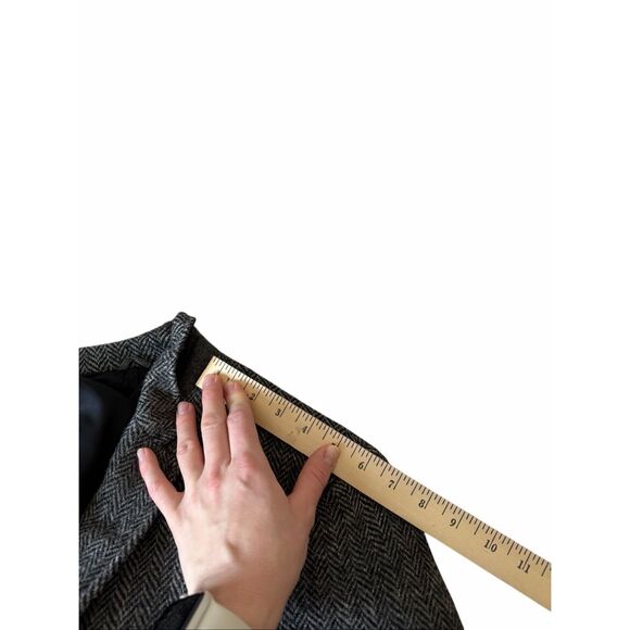 Harris Tweed Blazer Jacket Herringbone Wool Vintage 60s 70s Mod Scottish Medium - Picture 7 of 12